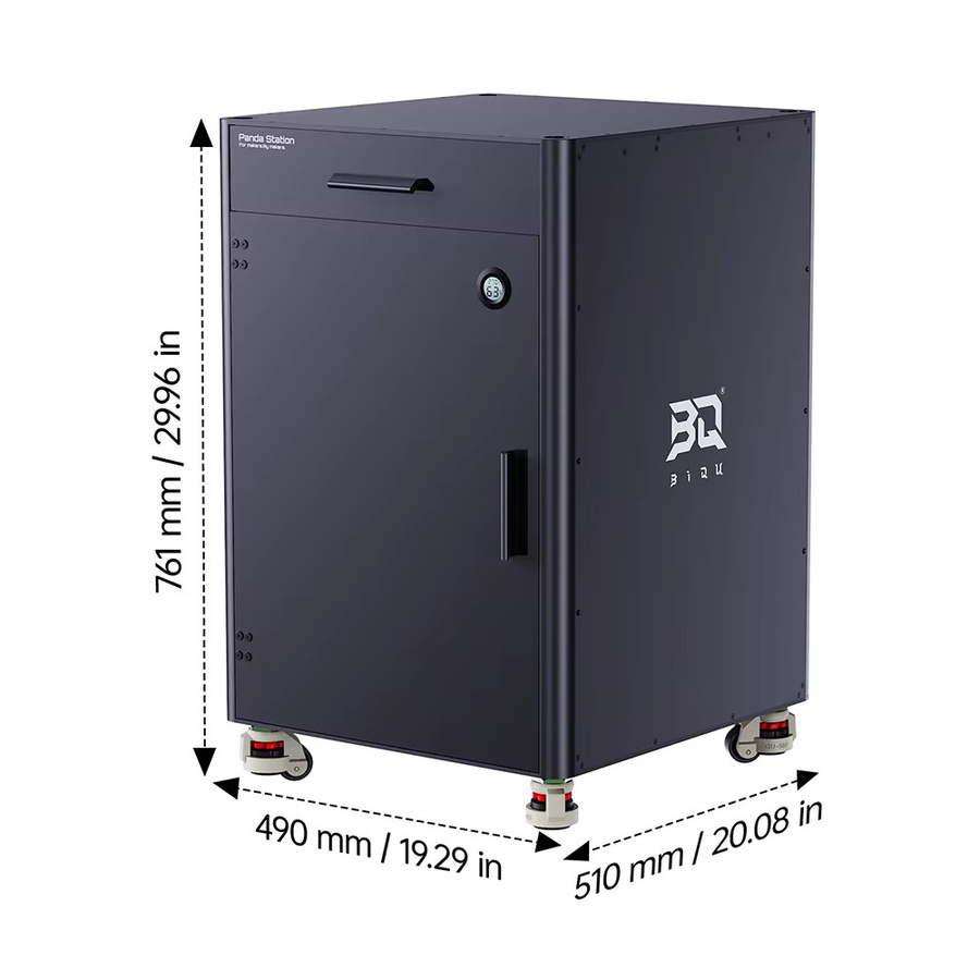 BIGTREETECH PANDA Station AMS Filament-Aufbewahrung Modulare DIY-Lösung für Bambu Lab A1 A1 Mini P1 P2S XI X2D H2D H2S H2C in Schwarz - Bild 2