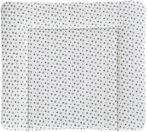 Träumeland Wickelauflage für Babys in Weiß mit grauen Sternen, B/T/H: 75 x 85 cm - Bild 1