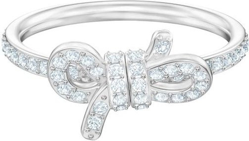 Swarovski Schleifenring, Silber, Kristall, Damen - Bild 1
