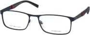 Tommy Hilfiger TH 2082 FLL Korrektionsbrille, Vollrand, Rechteckig, Metall, Herren, black - Bild 1