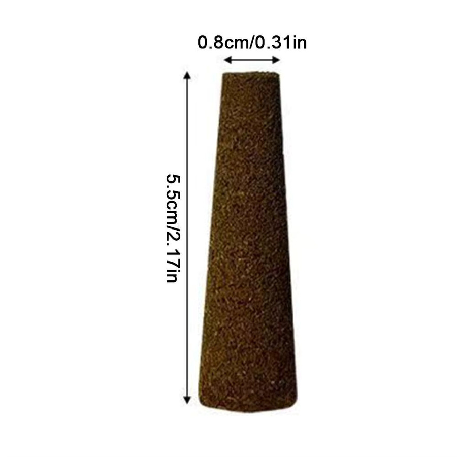 Eed Grow Ersatz-Wurzelwachstumsschwämme für AeroGarden Hydroponik-Anzuchtstecker, Braun, 50 Stück - Bild 6
