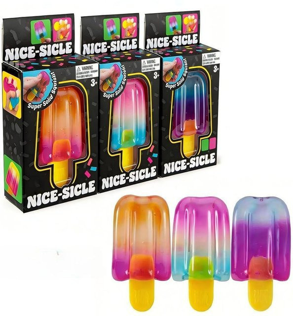 Nice-Sicle Needoh Eis am Stiel Quetschspielzeug, Transparentes Gelee, Stressabbau Fidget Spielzeug - Bild 1