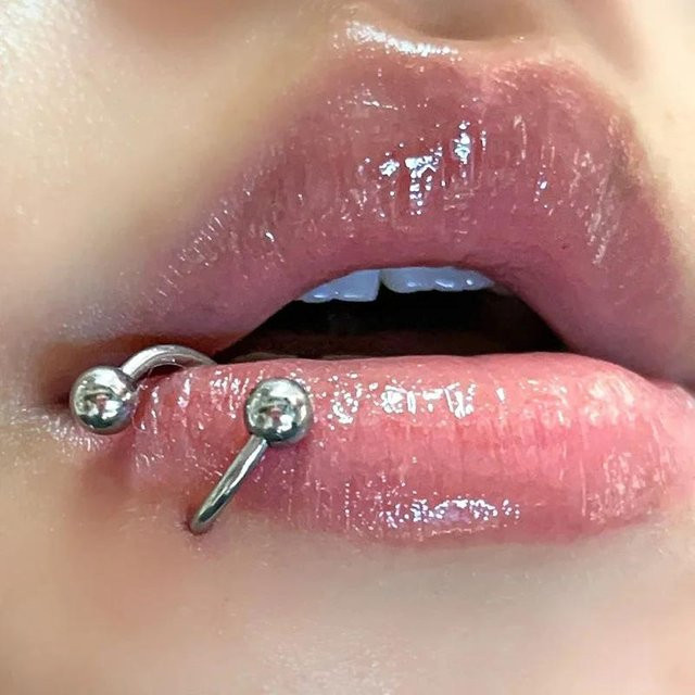 YULIN Nasenring Piercing, Titan, Silber, Damen - Bild 1