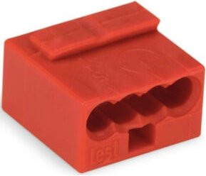 WAGO Verbindungsklemme 243-804 Rot für 4x 0,6-0,8 mm² - Bild 1