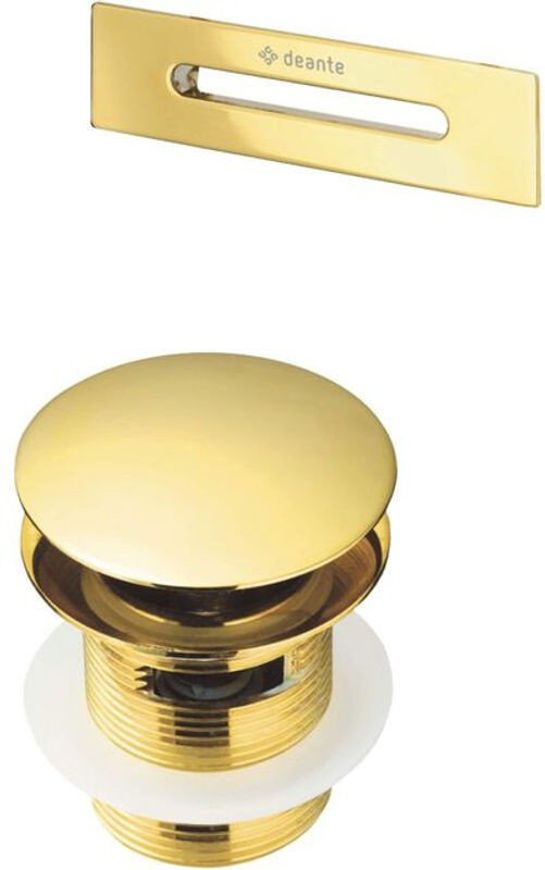 Deante Trizeratop Dekorationsset für die Badewanne aus Metall in Gold - Bild 1