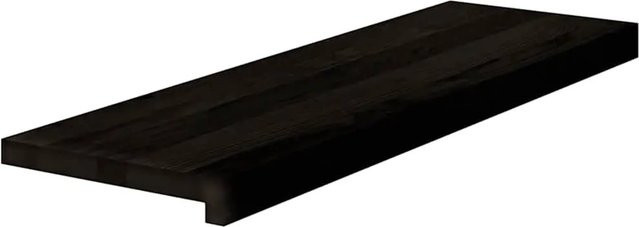 vidaXL Treppenstufen aus Massivholz Eiche, 12 Stück, Dunkelbraun, B: 80 cm, T: 25 cm, H: 2 cm - Bild 1