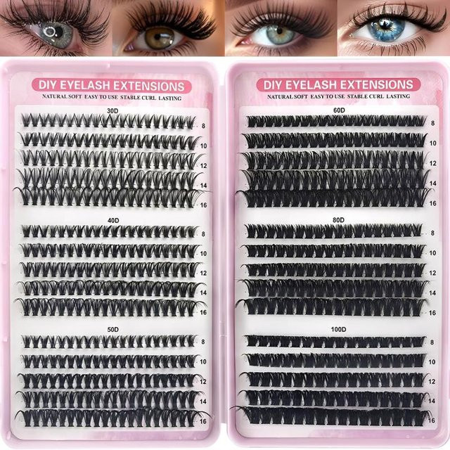 BSIMONE DIY Wimpernverlängerungs-Set, 570-teilig, Unisex - Bild 1