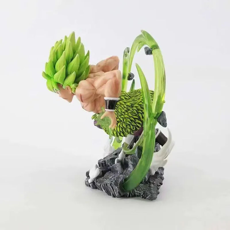 Bandai Dragon Ball Super Broly Figur Statue Q-Version Anime Sammlermodell aus Kunstharz mehrfarbig - Bild 4