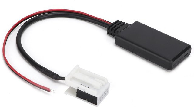 Koogeelife Auto Bluetooth Modul 12V AUX IN Kabelloser Audio Adapter Ersatz für Delta 6 7 Schwarz - Bild 1