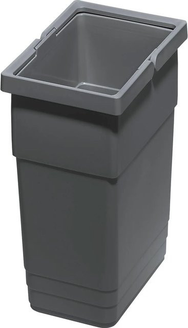 Ninka Abfallbehälter aus Kunststoff in Grau, B/T/H: 21,0 x 27,5 x 14,0 cm, Volumen: 6,0 l - Bild 1