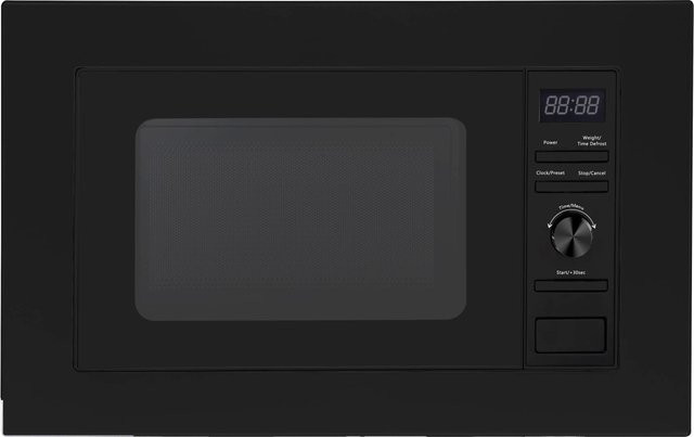 PKM Einbaumikrowelle MW800-20B EB in Schwarz mit Grillfunktion, 800 W und 20 Liter Volumen - Bild 1