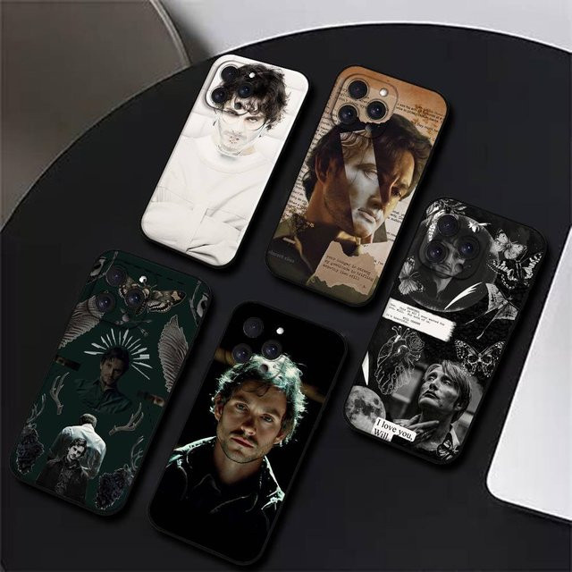 Mesuca Handyhülle Hannibal Will Graham für iPhone 17 16 15 14 13 12 11 Pro Max Plus Mini aus weichem TPU in Multicolor - Bild 1