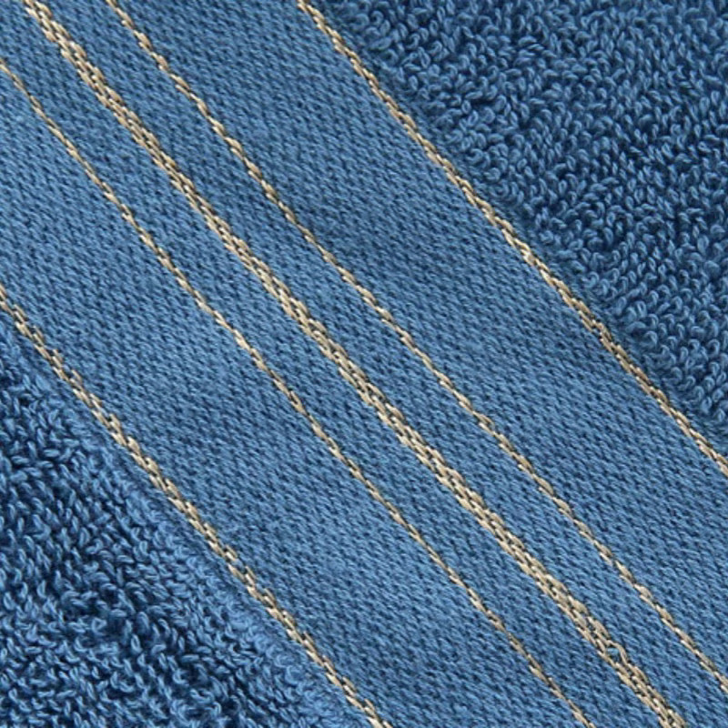 Saugfähiges Baumwoll-Handtuch in Blau für Erwachsene und Kinder - Bild 2
