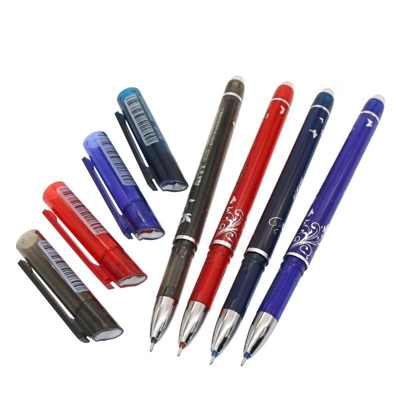 Aishangbao Löschbare Gelstifte Set mit 0,5 mm Spitze in Blau, Rot und Schwarz - Bild 4