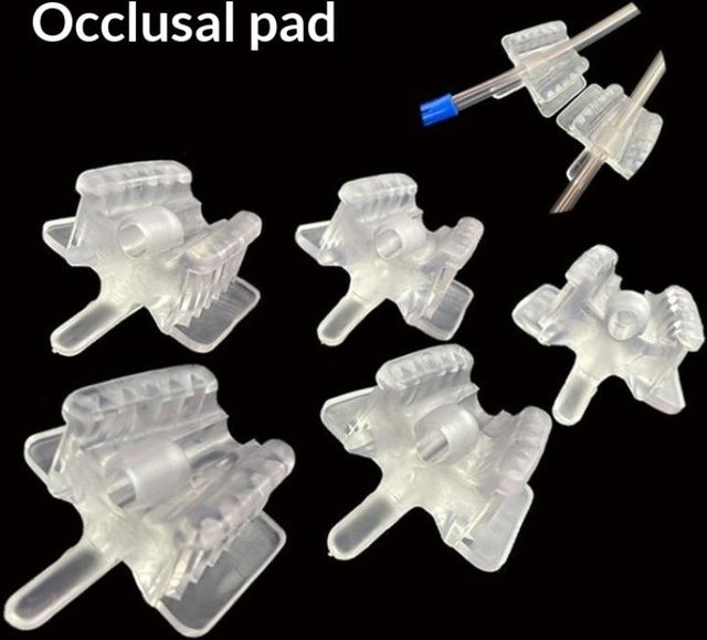 HNKMP Dental-Silikon-Mundstütze mit Speichelabsauger, 5 Stück, Unisex - Bild 1
