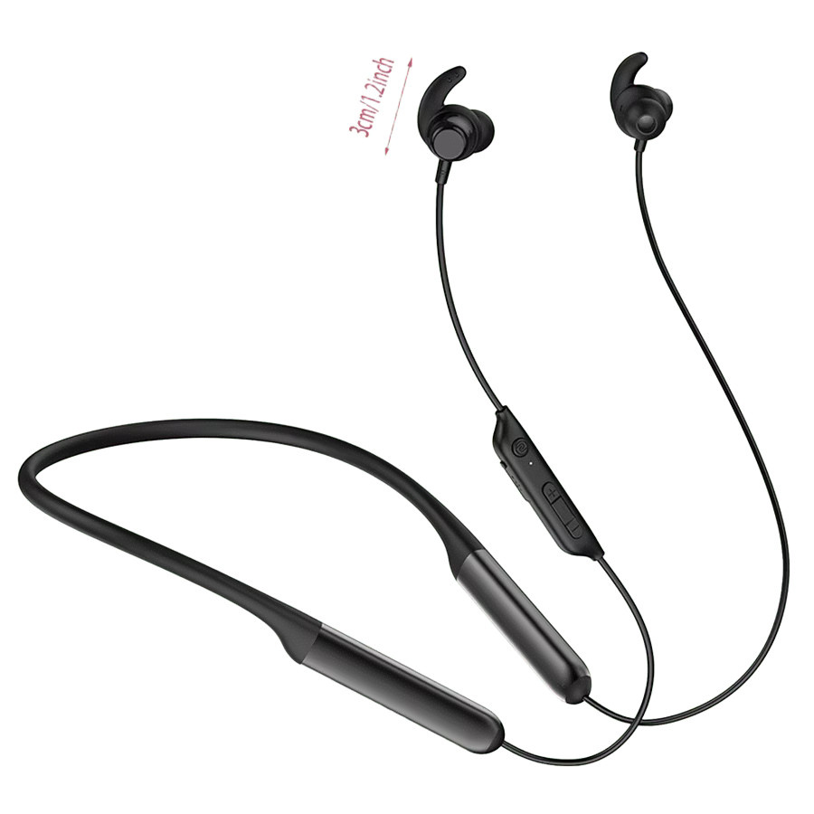 Nurati Nackenbügel-Sportkopfhörer Bluetooth in Schwarz mit Dual-Akku und magnetischer Funktion - Bild 4