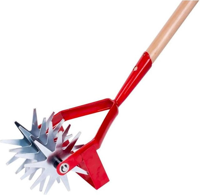 PROREGAL Grubber Yardworks CU-904 mit 4 Messern und Holzgriff, Länge: 120 cm - Bild 1