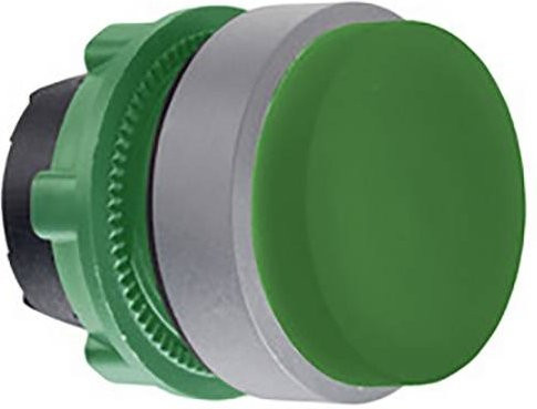 Schneider Electric ZB5AL3C0 Drucktaster-Frontelement aus Kunststoff in Grün und Grau - Bild 1