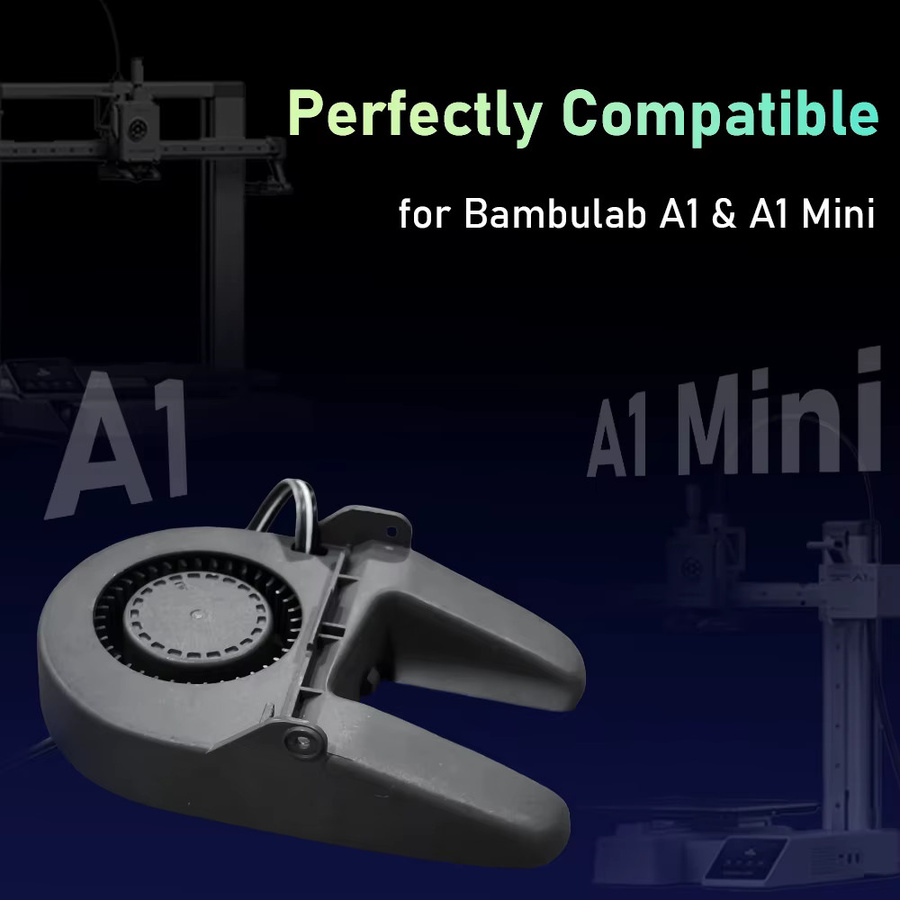 URELK A1 Mini Kühlventilator 5015 Luftgebläse als Ersatzteil für Bambu Lab 3D-Drucker - Bild 4