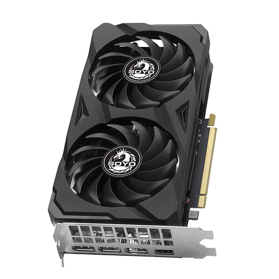 SOYO RTX 3060 Gaming-Grafikkarte mit 12 GB GDDR6, 192 Bit, PCIe 4.0 x16, Schwarz - Bild 4