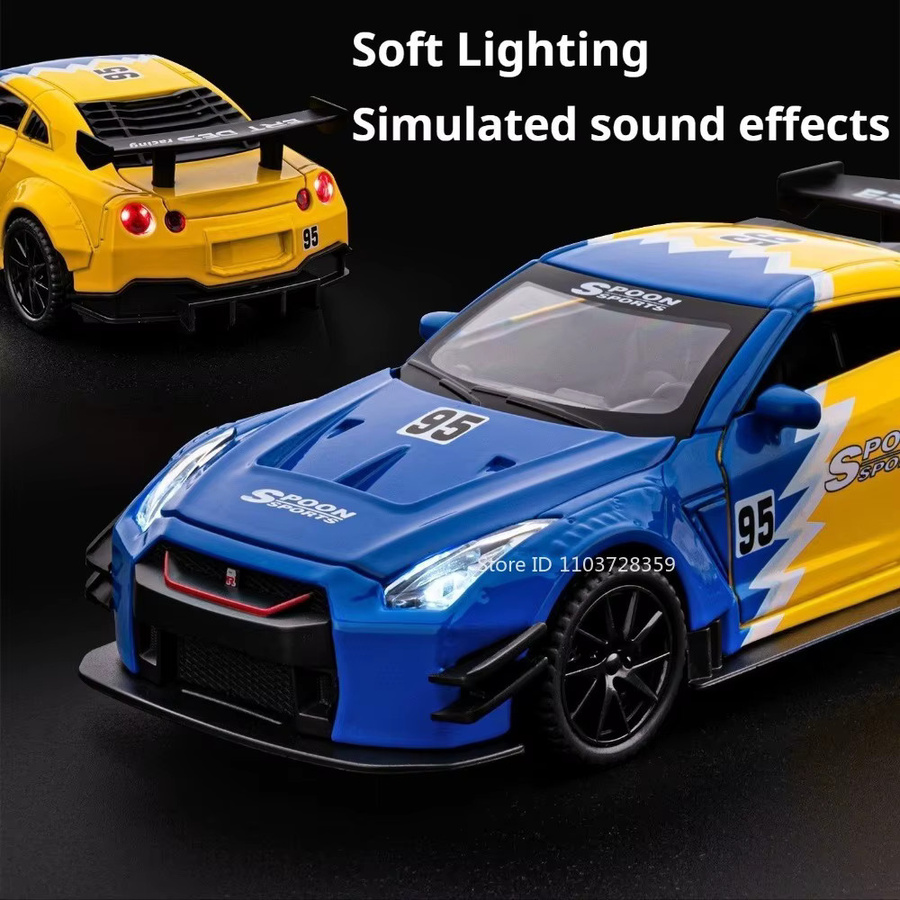 RMZ city GTR Panamera Modell Sportwagen, 1:32, Metall, mit Licht und Sound - Bild 2