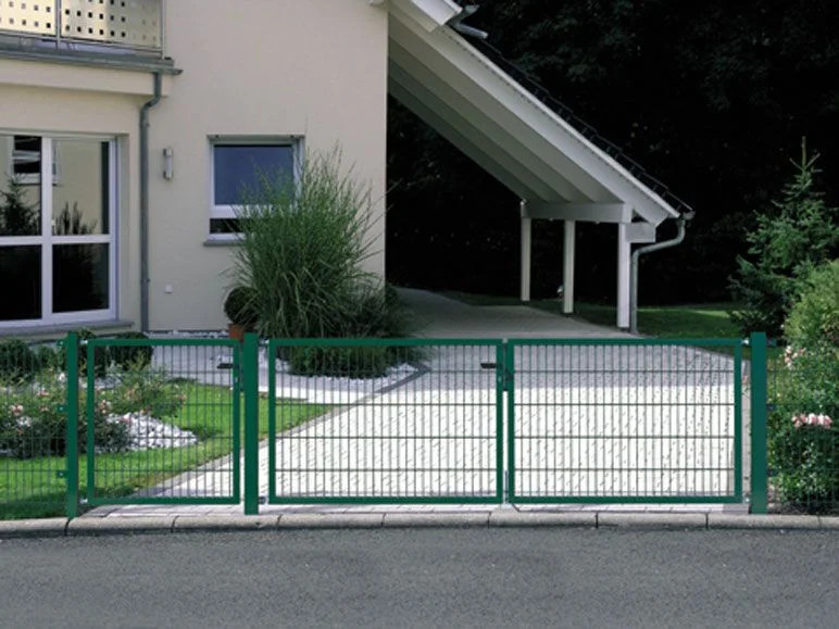 ALBERTS Einzeltor für Doppelstabmattenzäune in Grün, Höhe: 160 cm, Breite: 100 cm - Bild 2