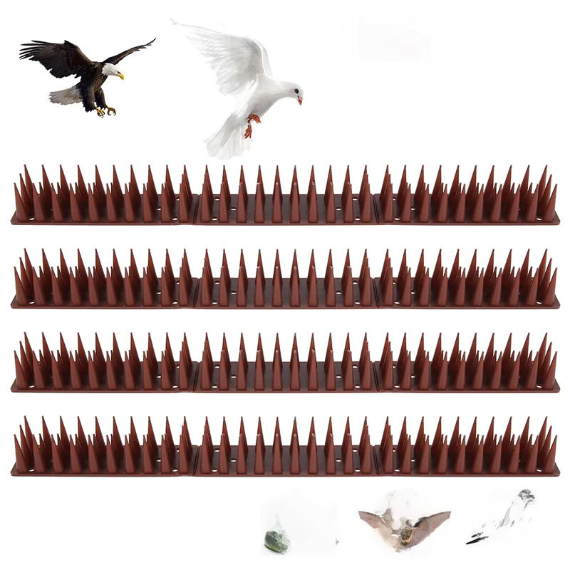 12 Stück Vogel Abwehr Spikes aus Kunststoff zur Abschreckung von Tauben und Katzen für Zaun und Wand - Bild 7