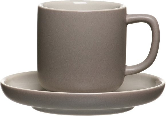 Ritzenhoff & Breker Espressotasse mit Untertasse Jasper, Grau, 100 ml - Bild 1