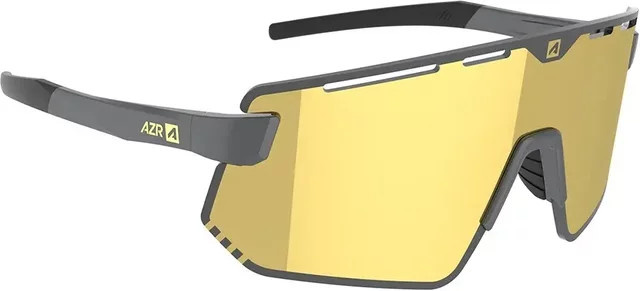 AZR Flash RX Sportsonnenbrille, Carbon, Unisex, Vollrand, Black-Yellow - Bild 1