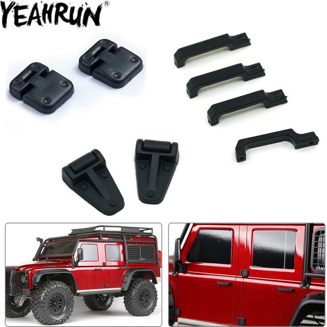 YEAHRUN Türgriffe Haubenscharnier Türscharniere ABS-Kunststoff für 1/10 TRX-4 Defender D90 - Bild 1
