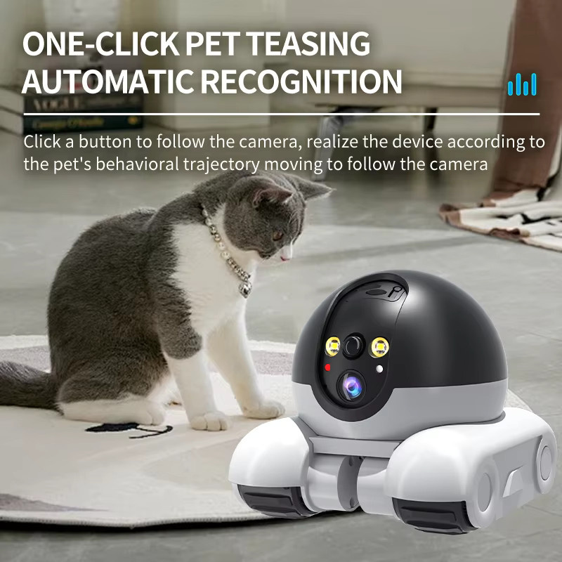 GEYUNE 1080P HD WIFI PTZ IP Überwachungskamera mit Auto Tracking in Weiß - Bild 4