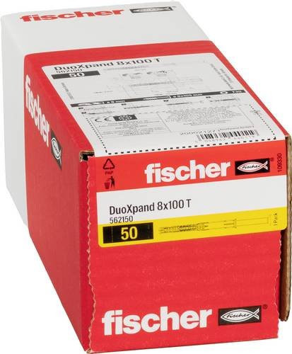Fischer DuoXpand T Langschaftdübel 8x100 mm 50 Stück - Bild 2