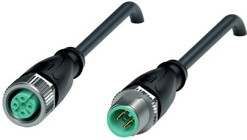 Pepperl+Fuchs Sensor-Aktor-Steckverbinder 240775-100002 konfektioniert, 4 Polzahl, Schwarz, Länge: 4 m - Bild 1