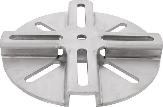 Doppler Adapterplatte Vario aus Edelstahl in Silber - Bild 1