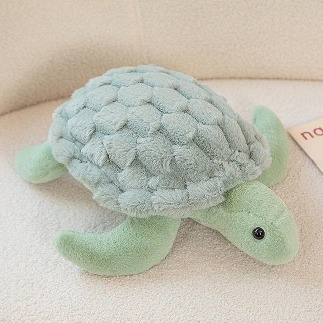Grüne Rosa Kawaii Schildkröte, Plüschtier, Grün, Rosa / Pink, ab 14 Jahre - Bild 1