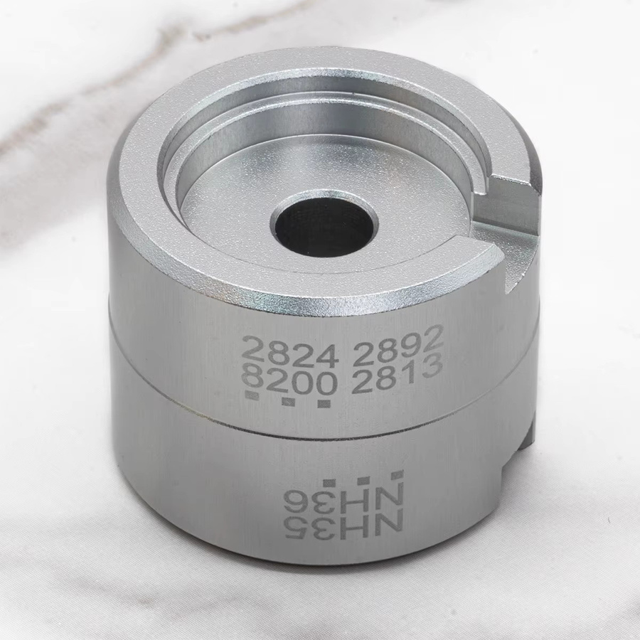 CHIICSMART Uhrwerkhalterung Edelstahl, Silber, Unisex - Bild 1