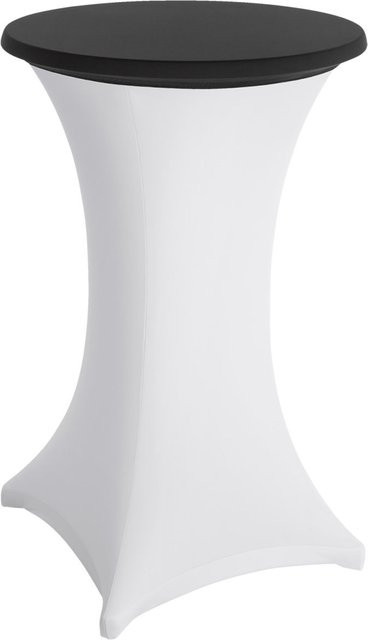 ERWIN M. Tischplattenüberzug Grace für Stehtische, rund, anthrazit, Durchmesser: 70 cm - Bild 1