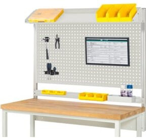 RAU System-Aufbau Komplettset 02 in Grau für eine Produktbreite von 150 cm - Bild 1