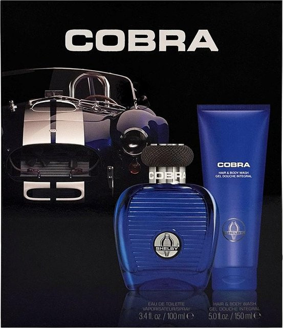 Carroll Shelby Blue Cobra Set, Eau de Toilette, 100 ml, Duschgel & Shampoo, 150 ml, Herren - Bild 1