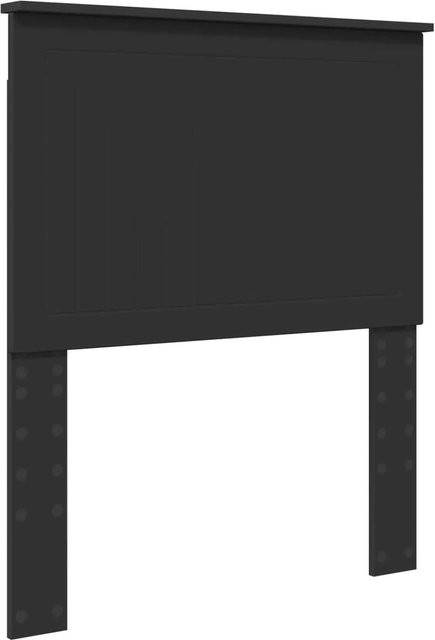 vidaXL Kopfteil in Schwarz und Eichen-Optik aus Holzwerkstoff, Breite: 80 cm - Bild 1