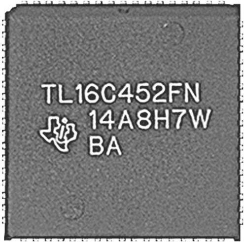 Texas Instruments TL16C452FN Schnittstellen-IC UART in Schwarz - Bild 1