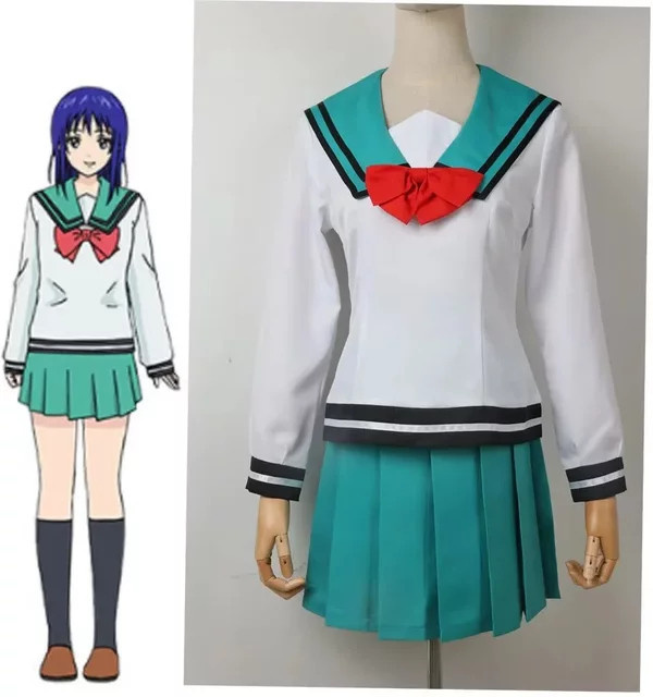 ZOBOTT Saiki Kusuo no Psi Nan Teruhashi Kokomi Cosplay Schuluniform Kostüm, Frauen, Bunt / Mehrfarbig - Bild 1