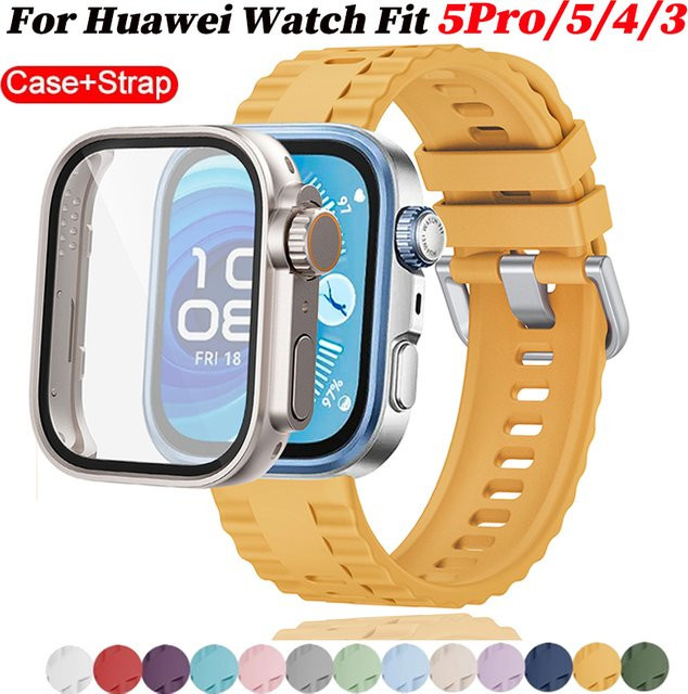 CHIICSMART Armband + Gehäuse für Huawei Watch Fit 5/5Pro, Silikon, Unisex - Bild 1
