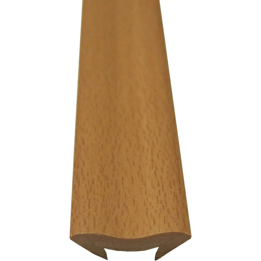 Döllken Profiles Hohlkehlleiste aus Kunststoff in Buche Optik, Farbe Braun, B/H: 22 x 22 mm, Länge: 2500 mm - Bild 2