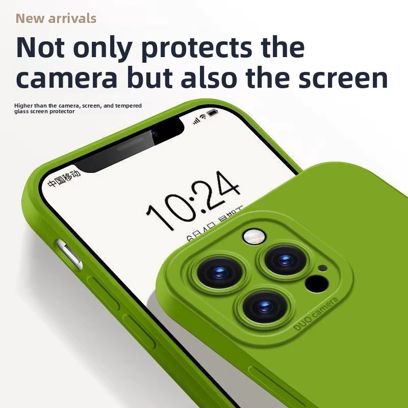 Xiaomi Schutzhülle für Redmi Note 15 14 13 Pro Plus 5G aus Liquid Silicone TPU in Grün - Bild 2