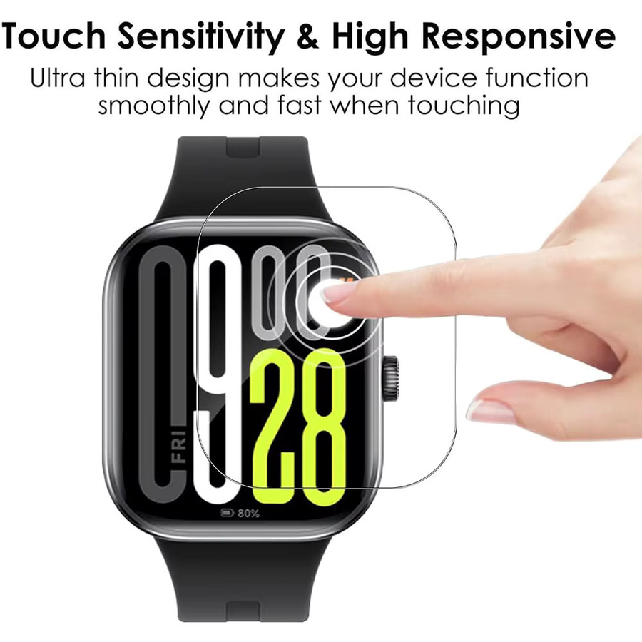 Xiaomi Smartwatch-Displayschutz Hydrogel-Folien, transparent, Redmi Watch 5 Active Lite 4 - Bild 2