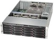 Supermicro SC836 BE16-R920B Rackgehäuse in Schwarz mit 3U Bauform, E-ATX Unterstützung, SAS Hot-Swap und 920 Watt Netzteil - Bild 1