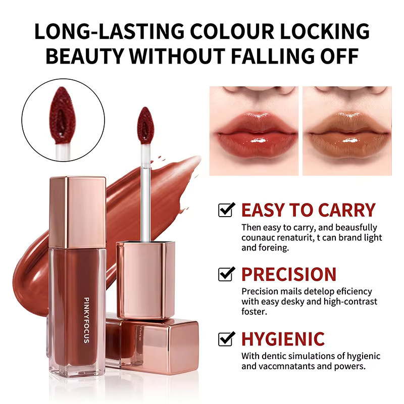 Pinkyfocus Lipgloss, 01# Thick Rose, Glänzend - Bild 2