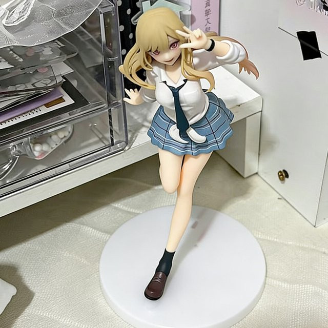 Bandai My Dress Up Darling Marin Kitakawa Uniform Anime-Figur, PVC-Modell - Bild 1