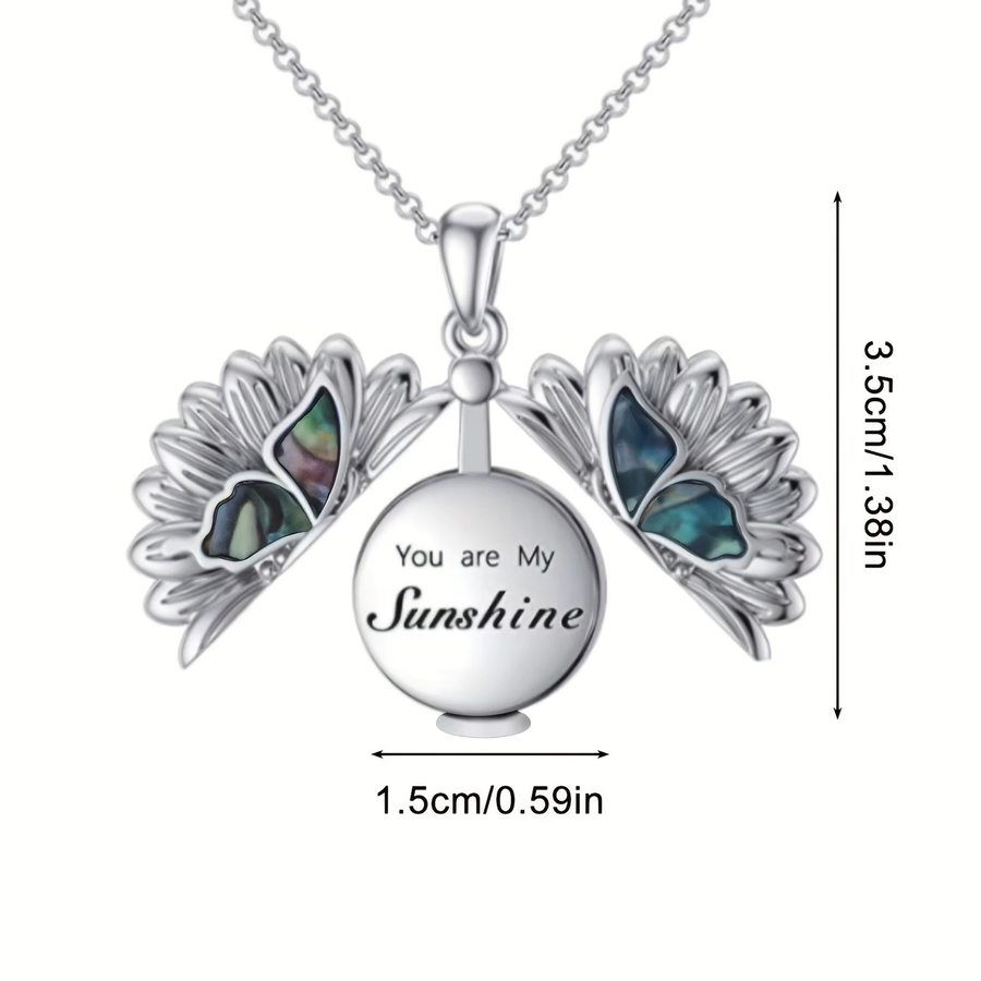 Halskette Schmetterling, Silber, Unisex - Bild 4